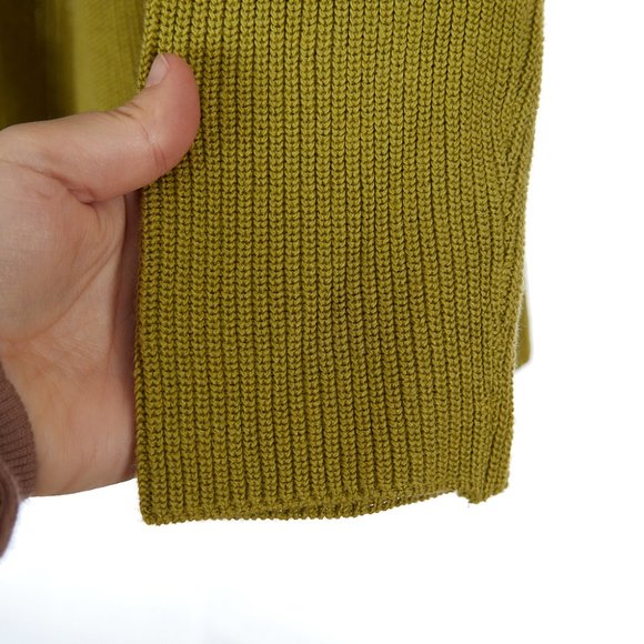 J Jill Green Open Knit Cardigan Sweater Women's Small - Picture 3 of 6